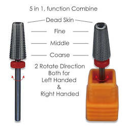 Nail Tools: Multi Function 5 in 1 Drill Bit