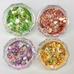 Glitters Chrome: Mixed Chunky Glitter - Set of 4