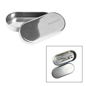 Drill Bits: Staleks - Tray with Lid For Nail Drill Bits EXPERT 20 TYPE 1 (90x40x15mm)