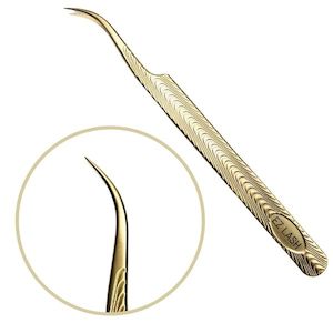 Ez Lash: EZ Lash Strong Curved Isolation Tweezers