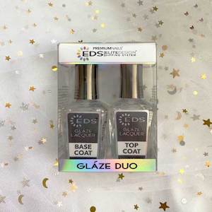 Eds: EDS Glaze Duo - Glaze Lacquer Base + Top 18 ml. (.6 fl. oz. )