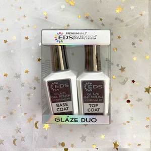 Eds: EDS Glaze Duo - Glaze Gel Polish Base + Top 18 ml. (.6 fl. oz. )