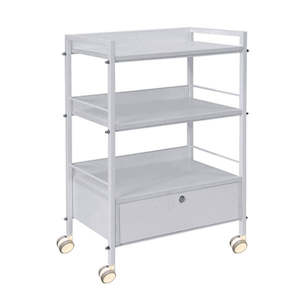 Trolley: 3-Tier Trolley With One Bottom Drawer