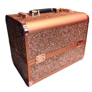 Cases: HAIR / MAKE UP / BEAUTY / NAIL CASE ROSE GLITTERS