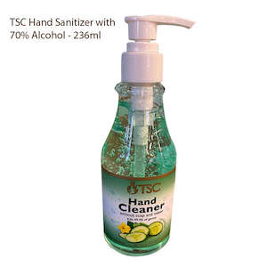 Sanitizing Chemicals: TSC Hand Sanitizer with 70% Alcohol - 236ml