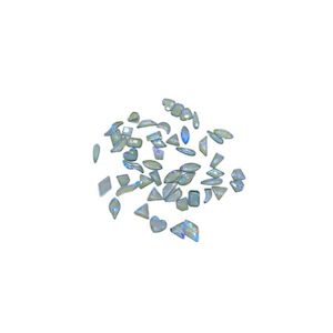 Clearance Items: Flat Back Iridescent Gems - Blue/Green