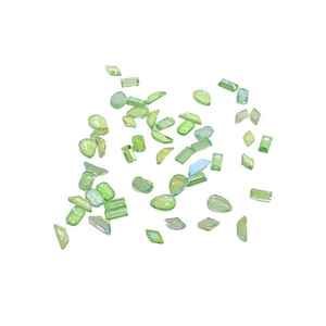 Clearance Items: Flat Back Iridescent Gems - Green/Blue