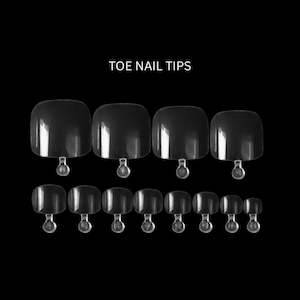 Clearance Items: Toe Nail Cover Tips - Clear