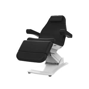 Facial Massage Bed: Deluxe Black Treatment Bed (3 Motors)