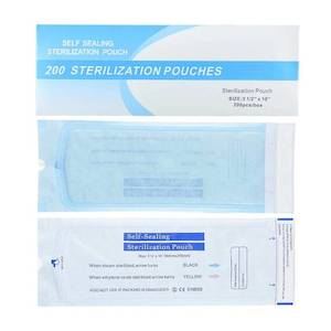 Sterile Pouches 200pcs SMALL - 90mm x 260mm