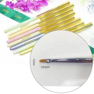 Nail Brushes: Kirame Nail Art Brush Small Oval (#4)
