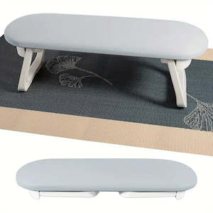 Foldable Nail Hand Cushion / Pillow (Grey Color) with Free Table Matt