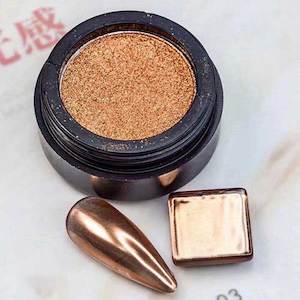 Pressed Bronze / Copper Chrome Powder Pot