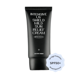 Sunscreen: Intensive UV Shield Mild Sun Relief Cream SPF50+ Broad Spectrum