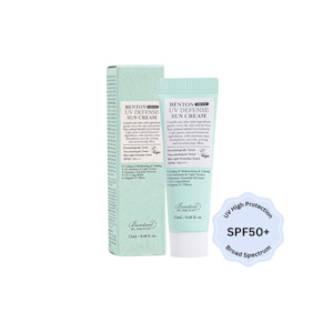 Sunscreen: Benton Air Fit UV Defense Mini Sun Cream SPF50+ Broad Spectrum