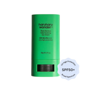 Sunscreen: Black Bamboo Daily Soothing Sun Shield SPF50+ Broad Spectrum