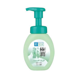 Hada Labo Gokujyun Hatomugi Bubble Face Wash