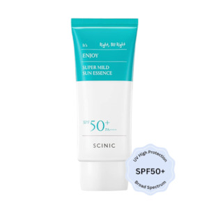 Scinic: Enjoy Super Mild Sun Essence SPF50+ Broad Spectrum