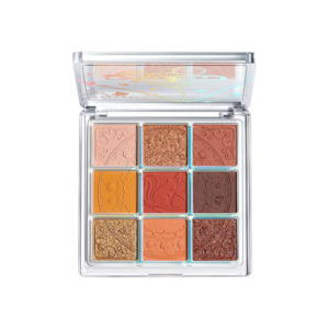 C Beauty: 9 Colors Eyeshadow Palette - Orange [#15 Orange]