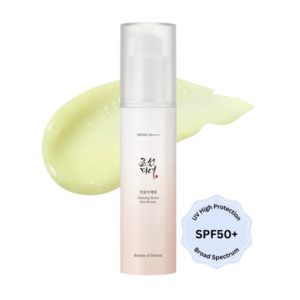 Sunscreen: Ginseng Moist Sun Serum SPF50+ Broad Spectrum