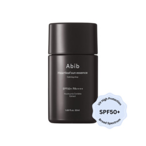 Sunscreen: Heartleaf Sun Essence Calming Drop SPF50+ Broad Spectrum