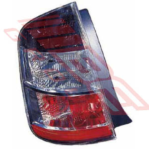 8117198-1G - REAR LAMP - L/H - BLACK TOP (4 BULB) - TO SUIT - TOYOTA PRIUS - NHW20 - 2003-