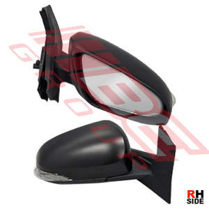 Parts To Suit Toyota Prius 2011: 8117416-02 - DOOR MIRROR - R/H - TO SUIT - TOYOTA PRIUS C/AQUA - NHP10 - 5DR H/B - 2011-