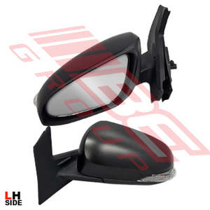 Parts To Suit Toyota Prius 2011: 8117416-01 - DOOR MIRROR - L/H - TO SUIT - TOYOTA PRIUS C/AQUA - NHP10 - 5DR H/B - 2011-