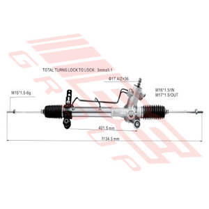 Parts To Suit Toyota Rav4 2000: 8198233-01 - STEERING RACK - RHD - TO SUIT - TOYOTA RAV4 ACA20 2003- F/LIFT