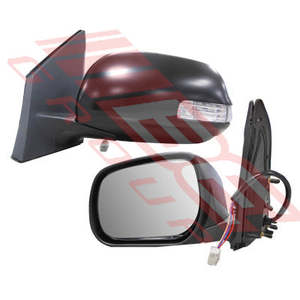 Parts To Suit Toyota Rav4 2008 Facelift: 8198316-11 - DOOR MIRROR - L/H - 5 WIRE - W/LAMP - TO SUIT - TOYOTA RAV4 ACA30 - 2008- F/LIFT