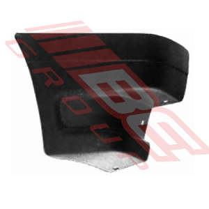 2585091-2 - FRONT BUMPER END - R/H - BLACK PLASTIC - TO SUIT - FORD COURIER/MAZDA 1986-