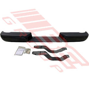 Parts To Suit Ford Courier 1999: 2587095-01 - REAR BUMPER - BLACK - TO SUIT - FORD COURIER/ MAZDA BOUNTY 1999-02