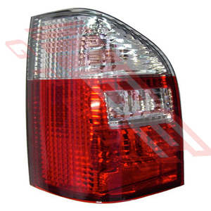 Parts To Suit Ford Falcon 1998: 2569198-51G - REAR LAMP - L/H - CLEAR/RED - TO SUIT - FORD FALCON AU2/BA WAGON 1998-02