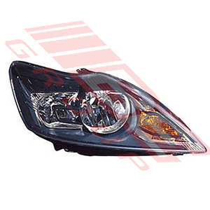 2536194-4G - HEADLAMP - R/H - ELECTRIC - BLACK - TO SUIT - FORD FOCUS 2008-