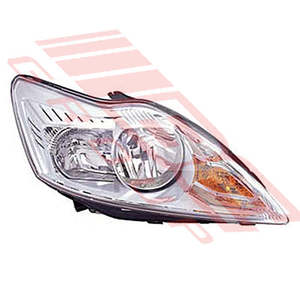 2536194-2G - HEADLAMP - R/H - ELECTRIC - CHROME - TO SUIT - FORD FOCUS 2008-