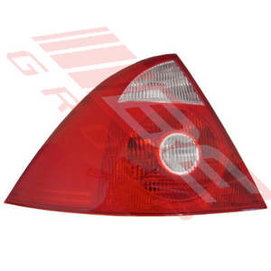 Parts To Suit Ford Mondeo 2001: 2555098-3G - REAR LAMP - L/H - RED W/CLEAR CIRCLE - TO SUIT - FORD MONDEO 2001- F/L - 4/5DR