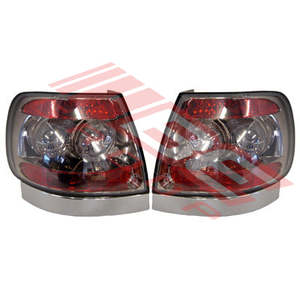 Parts To Suit Audi A4 1995 2000: 0018098-93PG - REAR LAMP - SET - L&R - BLACK CHROMED TO SUIT - AUDI A4 1995-
