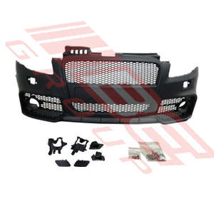 Parts To Suit Audi A4 2005 2008: 0018290-02 - FRONT BUMPER - W/WASH - W/O PDS - BLACK - RS - TO SUIT - AUDI A4 2005-