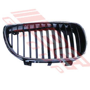 0067099-1 - GRILLE - W/CHROME FRAME - BLACK - L/H - TO SUIT - BMW 1'S E87 2004-