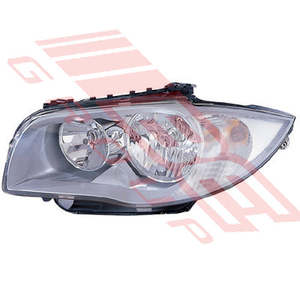 Parts To Suit Bmw 1 Series 2004: 0067094-1G - HEADLAMP - L/H - ELECTRIC - CHROME - TO SUIT - BMW 1'S E87 2004-