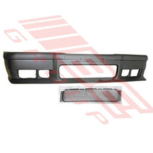 Parts To Suit Bmw 3 Series 1991 1998: 0060090-2 - FRONT BUMPER - ASSY - M3 STYLE - TO SUIT - BMW 3'S E36 1991-