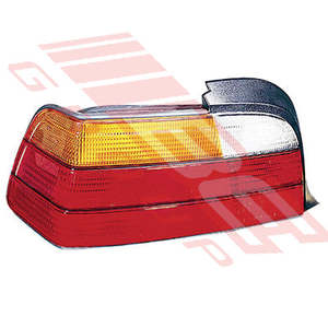 0060098-5G - REAR LAMP - L/H - AMBER/CLEAR/RED - TO SUIT - BMW 3'S E36 1991-95 2DR