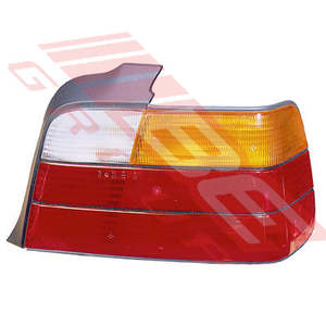 Parts To Suit Bmw 3 Series 1991 1998: 0060098-2G - REAR LAMP - R/H - AMBER/CLEAR/RED - TO SUIT - BMW 3'S E36 1991-95 4DR