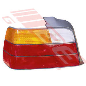 Parts To Suit Bmw 3 Series 1991 1998: 0060098-1G - REAR LAMP - L/H - AMBER/CLEAR/RED - TO SUIT - BMW 3'S E36 1991-95 4DR