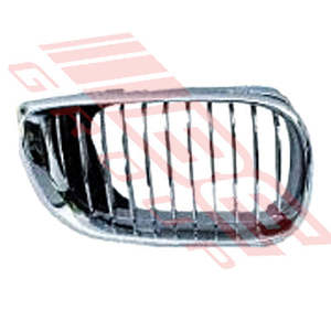 0061099-83 - GRILLE - L/H - CHRM/CHRM/BLACK - TO SUIT - BMW 3'S E46 2003- COUPE