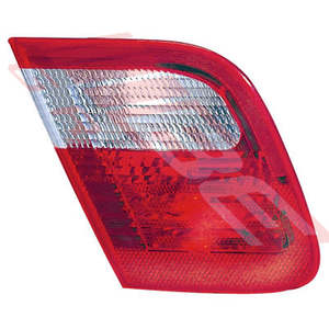 Parts To Suit Bmw 3 Series 1998 2001: 0061098-51G - REAR LAMP - L/H - INNER - CLEAR/RED - TO SUIT - BMW 3'S E46 4D 1998-