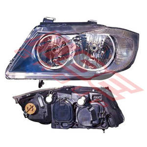 0062094-1CF - HEADLAMP - L/H - ELECTRIC - BLACK - CERTIFIED - TO SUIT - BMW 3&ap&hellip;