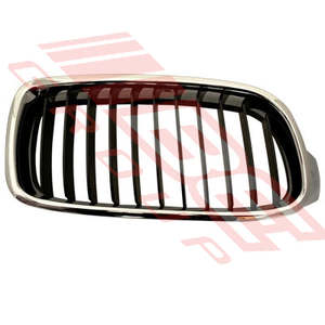 Parts To Suit Bmw 3 Series 2012: 0062399-02 - GRILLE - R/H - MAT DARK GREY W/CHROME MOULDING - TO SUIT - BMW 3'S F30 2012-