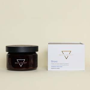 Natural Coconut Soy Candle Medium: TESTER MEDIUM CANDLE - BRAVE