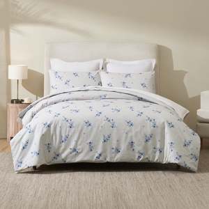 Bedroom: Gracious Living Lilibeth Cotton Slub Duvet Cover Set